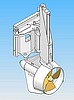 Retractable unit with nozzle